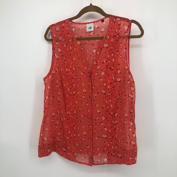 Cabi S'18 Pintuck Blouse #5350 Shortsleeved blouse - Picture 5 of 14